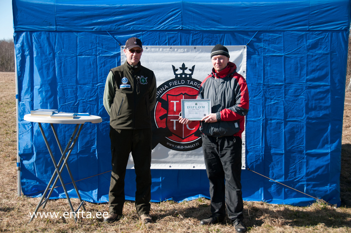 Andres Mikfelt had reshooting with Heli Jalakas and was a gentleman, category Springer, 54 points out of 100